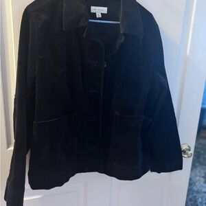 Navy Blue Corduroy Jacket